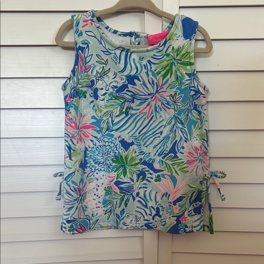 Lilly Pulitzer Kids Dress - Blue and Pink Floral